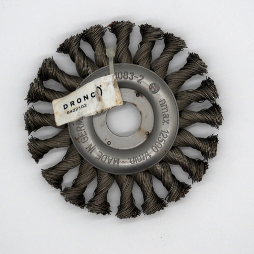Dronco 125mm X 22,23 Flat Twist-Knotted Wire Wheel